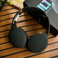 New Wireless Headphones – BT Earphone, Over Ear Headphones With Built-in Mic - Upto 8 Hours Playtime, Heavy Sound And Bass Quality, Perfect For Everyday Use - 1 Month Cybzone Warranty