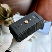 Portable Wireless Speaker - Stereo Sound, Button Control, USB Charging, Dolby Sound Enhance, Powerful Audio Setup, Rechargeable, Wireless, USB Connector, Mini Desktop Computer Speaker with TF/AUX Modes - Black