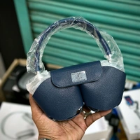 Headphones Max – Master Quality with Popup Window, Best Audio Quality With Travel Case  - Blue