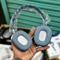 Headphones Max – Master Quality with Popup Window, Best Audio Quality With Travel Case  - Blue