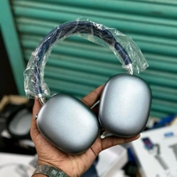 Headphones Max – Master Quality with Popup Window, Best Audio Quality With Travel Case  - Blue