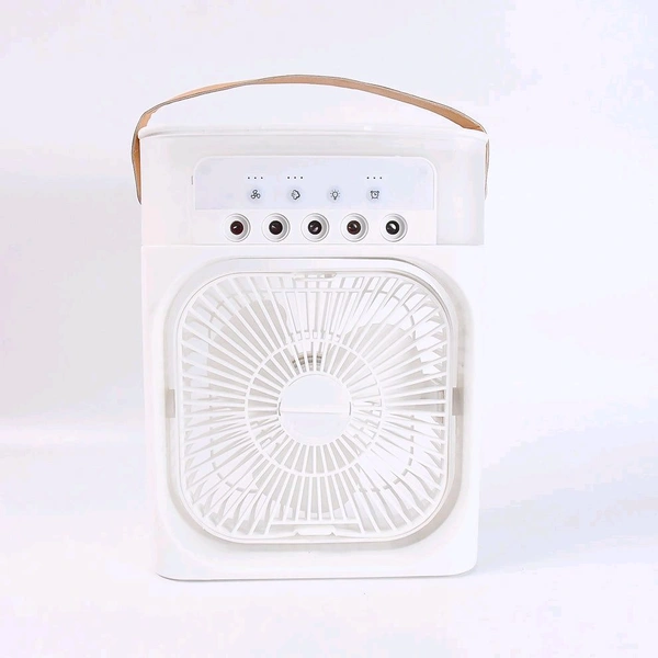 Portable Air Conditioner Fan 7 Color Changing Light Personal Air Cooler Desk Cooling Fan (Big / 1 Pc)