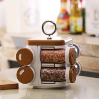 Ganesh 12-Jar Revolving Spice Rack Masala Box