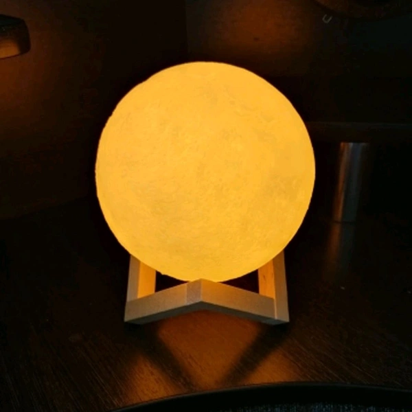 Moon Light / Lamp Color Changing Sensor Touch Crystal Ball Night RGM Lamp with Stand