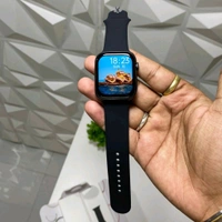 New Series 8 45mm Smartwatch For Men Women With Wireless Answer/Make Calls, 2.06 Inch Curved AMOLED Screen, Sports Modes Fitness Tracker, Find Phone, Weather, Customized Watch Face, Water Reminder, Camera Control Compatible With Android And IOS