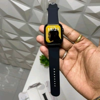 New Series 8 45mm Smartwatch For Men Women With Wireless Answer/Make Calls, 2.06 Inch Curved AMOLED Screen, Sports Modes Fitness Tracker, Find Phone, Weather, Customized Watch Face, Water Reminder, Camera Control Compatible With Android And IOS