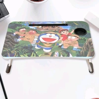 Multi-Purpose Laptop Desk for Study and Reading with Foldable, Cupholder & Drawer Non-Slip Legs Reading Table Tray, Laptop Table, Laptop Stands, Laptop Desk, Foldable Study Laptop Table