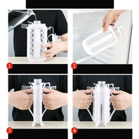 Ice Tray, Foldable Ice Cube Molds with Lid,2-in-1 Ice Box, Ice Cube Speeder, Ice Ball Maker, Ice Cube Making Bottle,14-Ice Balls, For outing camping hiking