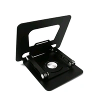 Aluminum Alloy 360°Rotating Bracket, Adjustable Laptop Stand, Portable Foldable Ergonomic Laptop Support - Black
