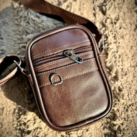 Premium Leather Crossbody Sling Bag – Compact, Stylish & Multi-Pocket Design for Everyday Use - SRB2