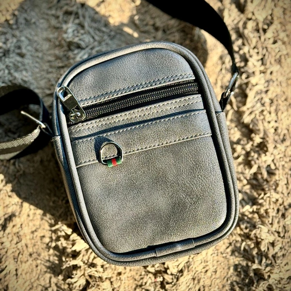 Premium Leather Crossbody Sling Bag – Compact, Stylish & Multi-Pocket Design for Everyday Use - SRB3