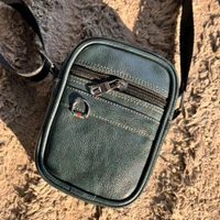 Premium Leather Crossbody Sling Bag – Compact, Stylish & Multi-Pocket Design for Everyday Use - SRB4