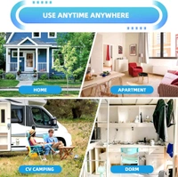 Mini Washing Machine Turbine Washing Machine Door Hinge Lightweight Turbo Washer with USB Cable For Home, Camping, College, Rooms Use