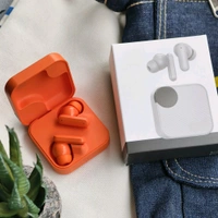 New Wireless Earphone With Call Time Upto 5 Hour | High Sound Quality And Mic Quality - Orange