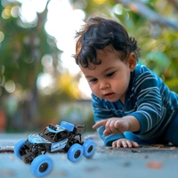 Rock Climber Car, 8 Wheels Climbing Car, Off-Road, Motion Climbing, 1:18 Scale, Crawling Remote Control Rock Climber High Speed Monster Racing Car for 3+ Ages Kids