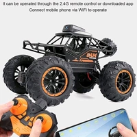 Remote Control Car with Camera Off-Road Remote Control Truck Monster Trucks for Boys 8-12 Birthday Gift For Kids Adults Gift For Boys And Girls HD Camera Rock Crawler Monster Truck Toy