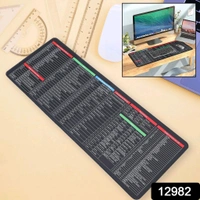 Mat of Shortcut Keyboard Mouse Pad Mat Mouse Pads for Desk Quick Key Super Large Anti-slip Keyboard Pad Desk Accessories Desktop Mouse Pad Office Oversized Big Mouse Pad Rubber