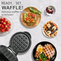 Mini Waffle Maker Machine Waffle Iron Home Appliances Kitchen Gift Easy To Clean, On-Stick Surfaces, Perfect Breakfast, Dessert, Sandwich, Cakes, Other Snacks Machine