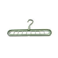 HOLE PLASTIC HANGER HANGING HOOK INDOOR WARDROBE CLOTHES ORGANIZATION STORAGE BALCONY WINDOWSILL SUIT RACKS - Pack Of 5