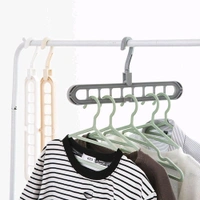 Multifunctional Magic Hangers Nine Holes Hangers Space Saving Clothes Hangers Closet Organizer Hanger - Pack Of 5
