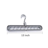 Multifunctional Magic Hangers Nine Holes Hangers Space Saving Clothes Hangers Closet Organizer Hanger - Pack Of 5
