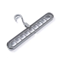 Multifunctional Magic Hangers Nine Holes Hangers Space Saving Clothes Hangers Closet Organizer Hanger - Pack Of 5