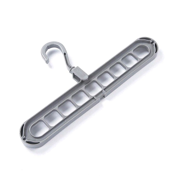 Multifunctional Magic Hangers Nine Holes Hangers Space Saving Clothes Hangers Closet Organizer Hanger - Pack Of 5