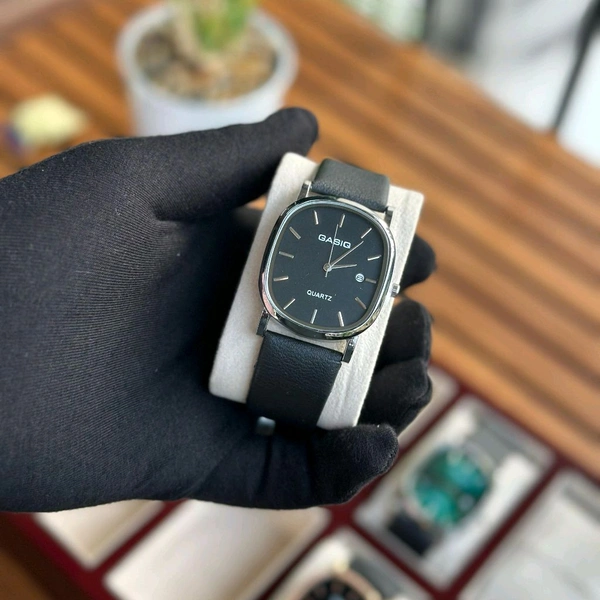 Most Demanded Gasiq Quartz Movement Watch With High Quality Strap Best finishing Body & Case - SRG1