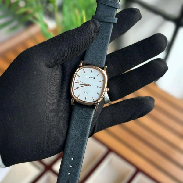 Most Demanded Gasiq Quartz Movement Watch With High Quality Strap Best finishing Body & Case - SRG5