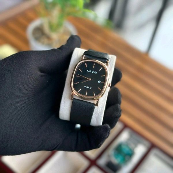 Most Demanded Gasiq Quartz Movement Watch With High Quality Strap Best finishing Body & Case - SRG6