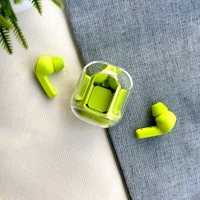 Wireless Bluetooth Earbuds, Stereo in-Ear Headset Earphone, Bluetooth Headphones With Automatic Pair - Neon Green