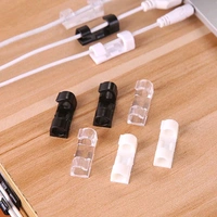 Plastic Clips Stronger Adhesive Tape | Cable Manager | Wire Manager | Wire Clamp | Wire Clips for Cable| Cable Organizer Cord Holder | Cord Clips for Car, Office and Home - Pack Of 20