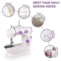 Home Tailoring Sewing Machine With Extension Table Set, Foot Pedal, Adapter Mini Electric Silai Machine, Portable Stitching Machine/Tailoring Machine