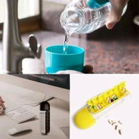 Water Bottle Portable Pill Insertion Organizer Water Bottle With Built-In Daily Vitamin Holder Supplement Organizer Case (Multicolored), 600 ML