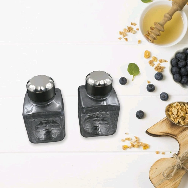 All New Square 16 Bottle Design 360 Degree Revolving Spice Rack Container Condiment, Pieces Set, Square Small Container 