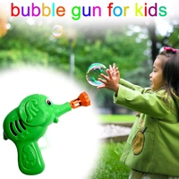 Bubble Gun Elephant Hand Pressing Bubble Gun Toy for Kids Bubble Liquid Bottle with Fun Loading