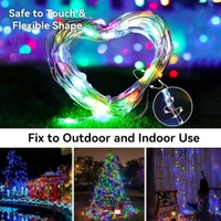 Multicolour 2AA Battery Powered, Waterproof, Copper Wire String Fairy Lights with 30 LEDs Warm White 3 Meter, for Diwali, Christmas, Valentine's Day, and Decorations