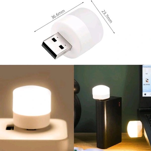 USB LED Night Light – Mini Plug-in Portable Lamp for PC, Laptop & More (Pack of 10)