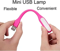 Silicone Set Of 2 Mini USB LED Light Lamp, USB Light For Laptop,Computer Keyboard Light