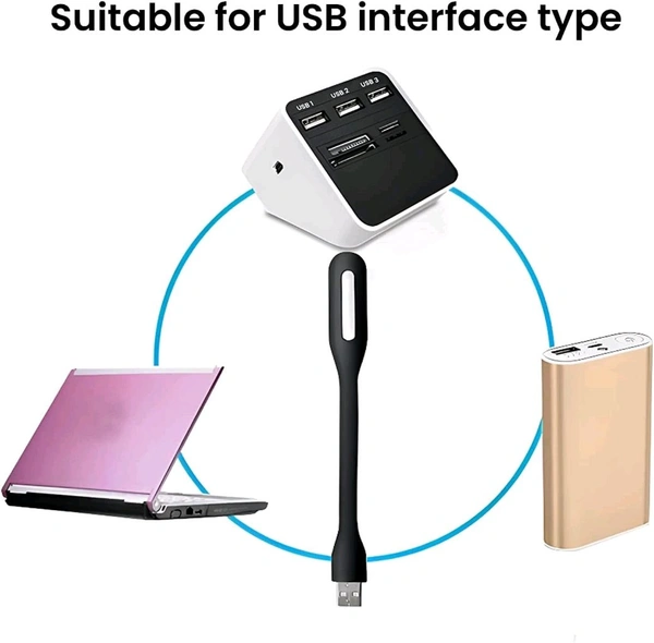 Silicone Set Of 2 Mini USB LED Light Lamp, USB Light For Laptop,Computer Keyboard Light