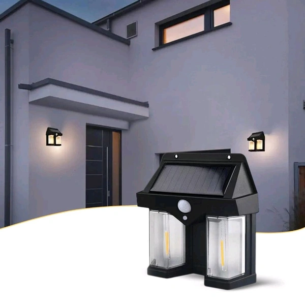 Outdoor Solar Wall Lamp – Waterproof Motion Sensor Garden & Security Light