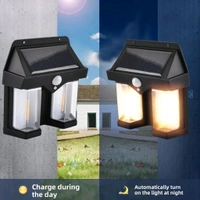 Outdoor Solar Wall Lamp – Waterproof Motion Sensor Garden & Security Light