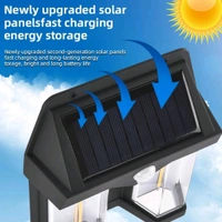 Outdoor Solar Wall Lamp – Waterproof Motion Sensor Garden & Security Light