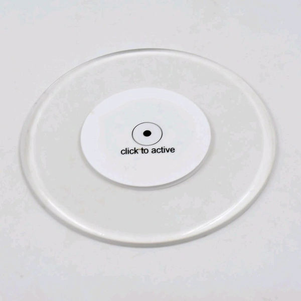 Colorful LED Cocktail Coaster, Round Ultra-Thin LED Drink Coaster Luminous Coaster, Non-Slip & Waterproof Transparent Beer Beverage Coasters for Club, Bar, Party Wedding Halloween (1 Pc)
