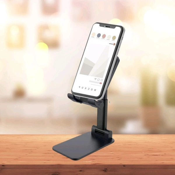 Foldable Portable Desktop Adjustable Cell Phone/Mobile Stand/Holder/Mounts for Desk, Desktop Tablet Stand Compatible with Smartphones/iPad Mini/Game/Kindle/Tablet (4-10")
