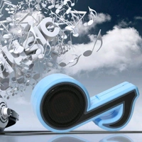 Mini Portable Music Note Shape Speaker Subwoofer Colourful Musical Note LED Lighting Sound For Creatives Gift Computer Phone Sound Equipment, Bluetooth speaker (Media Player) BT speaker