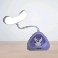 Cute & Lovely LED Desk Lamp – Button Control (1 Pc) Perfect for Reading, Studying, and Cozy Nights