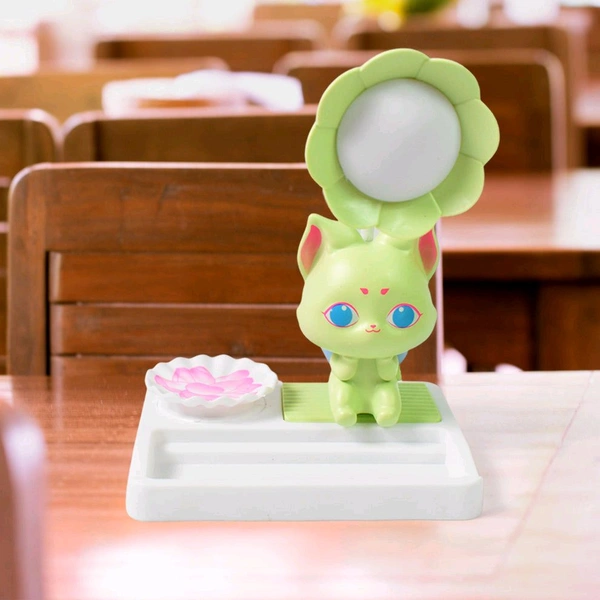 Cute Lovely Cartoon With Base LED Desk Light, LED Lamps Button Control, Portable Flexible, Table Reading Lights for Reading / Relaxation / Bed time On Off Switch Student Study Reading, USB Charging (1 Pc)
