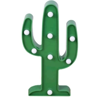 LED Cactus Light, LED Desk Lamp, LED Table Lamp, Night Lamp, for Home, Booking, Night Light, Marker Light Battery Operated Nursery Lamp, Decorative Light for Kid's Room (1 Pc / Battery not Included)
