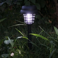 Medium UV LED Solar Powered LED Mosquito Trap / Bug Zapper, Protection Against Mosquito Insects, Solar Lights with Bug Zapper and Garden Lighting, Dual Modes for Small Insects Yard Garden Lawn Light Lamp (1 Pc)
